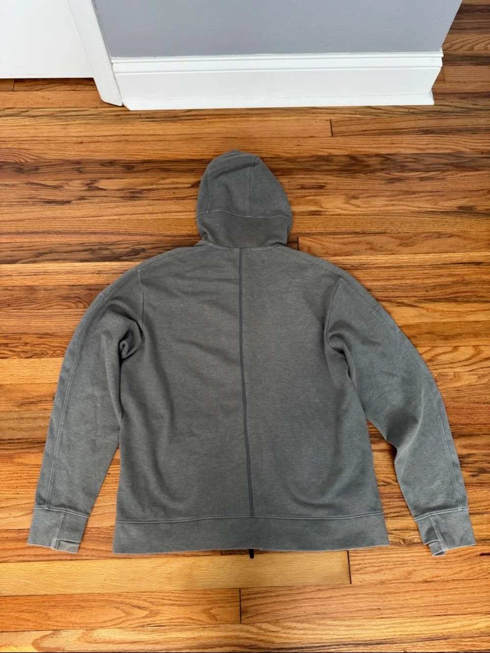 Men’s Nike Dri-Fit Full Zip Hooded Jacket Grey Medium